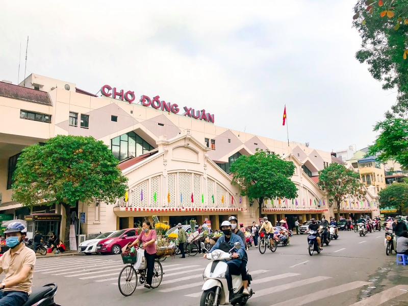 ha noi thi diem lap dat dien mat troi mai nha tai cho dong xuan