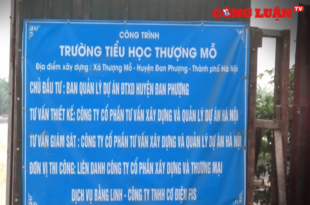 dan phuong ha noi du an truong hoc thi cong cau tha chinh quyen dia phuong thieu trach nhiem