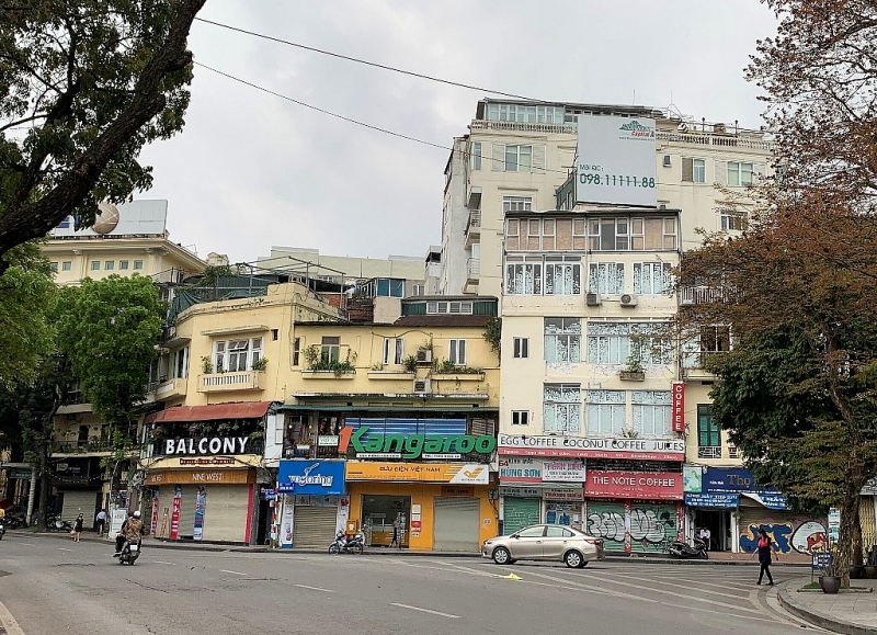 pho phuong ha noi vang ve sau lenh dong cua quan xa nha hang