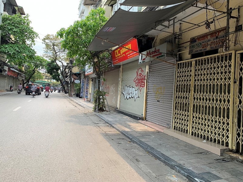 pho phuong ha noi vang ve sau lenh dong cua quan xa nha hang