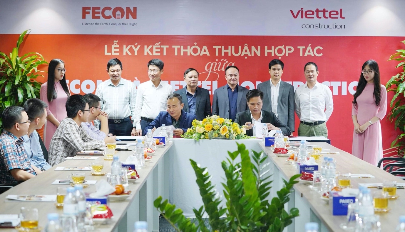 FECON và Viettel Construction bắt tay hợp tác chiến lược: Cộng lực để làm lớn hơn