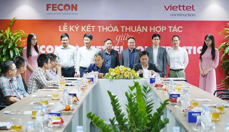 fecon va viettel construction bat tay hop tac chien luoc cong luc de lam lon hon