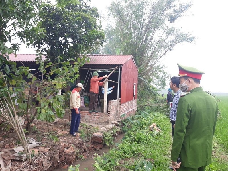 yen lac vinh phuc 11 ho dan tai xa dai tu da tu giac thao do cong trinh vi pham de lam duong giao thong nong thon