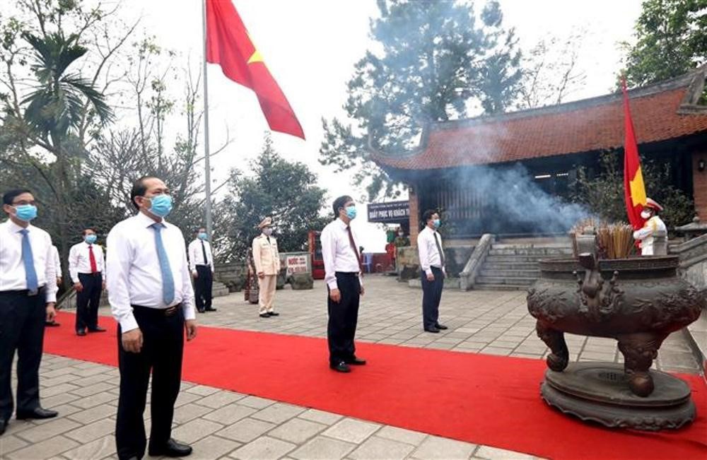 Phú Thọ: Lễ giỗ tổ Hùng Vương vắng vẻ trong mùa dịch Covid-19