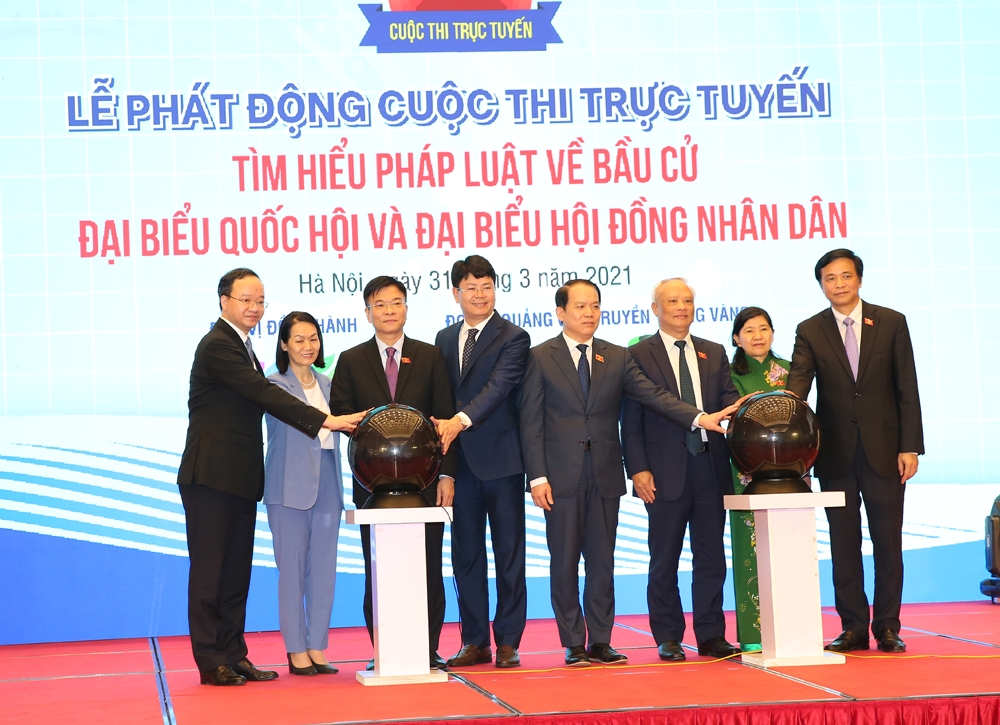 Phát động cuộc thi trực tuyến “Tìm hiểu pháp luật về bầu cử Đại biểu Quốc hội và HĐND các cấp”