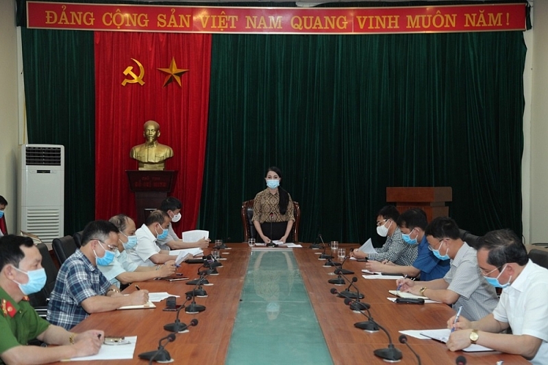 bi thu tinh uy vinh phuc kiem tra cong tac phong chong dich covid 19 tai thanh pho phuc yen