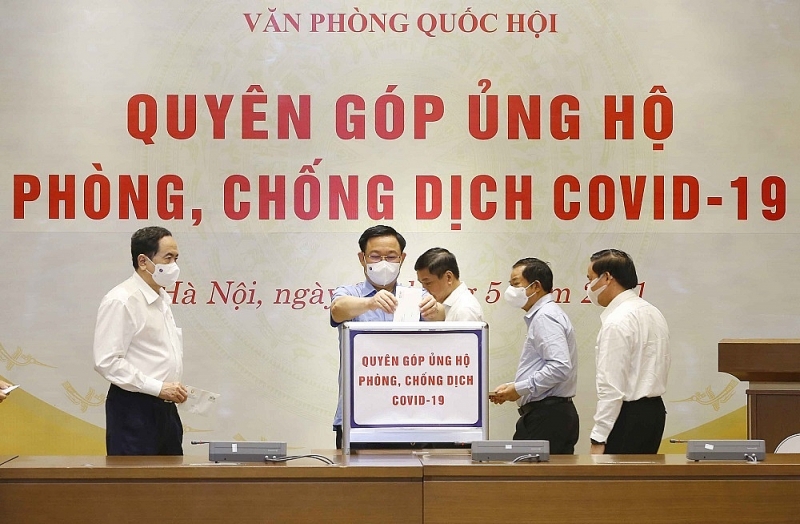 van phong quoc hoi quyen gop ung ho quy phong chong dich covid 19