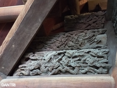 Ngắm 400 con rồng được chạm khắc tinh xảo trong ngôi đình cổ