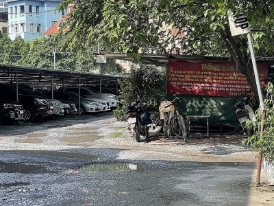 Hà Nội: Hàng loạt bãi xe trái phép “mọc” trên đất dự án