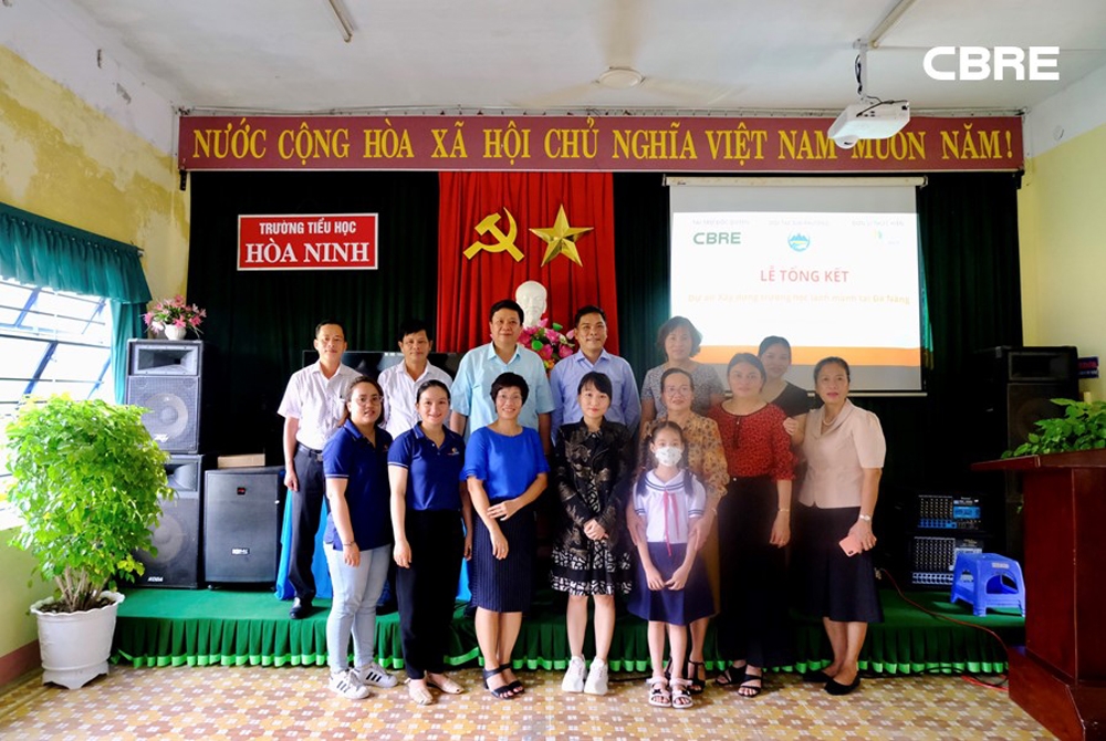 Đà Nẵng: Tổng kết “Dự án xây dựng trường học lành mạnh” do CBRE tài trợ