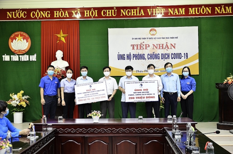 cong ty co phan cap nuoc thua thien hue ho tro 300 trieu dong phong chong dich covid 19