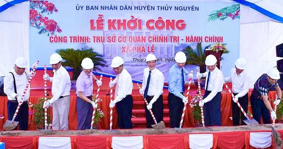 Thủy Nguyên (Hải Phòng): Khởi công công trình trụ sở cơ quan chính trị - hành chính xã Phả Lễ