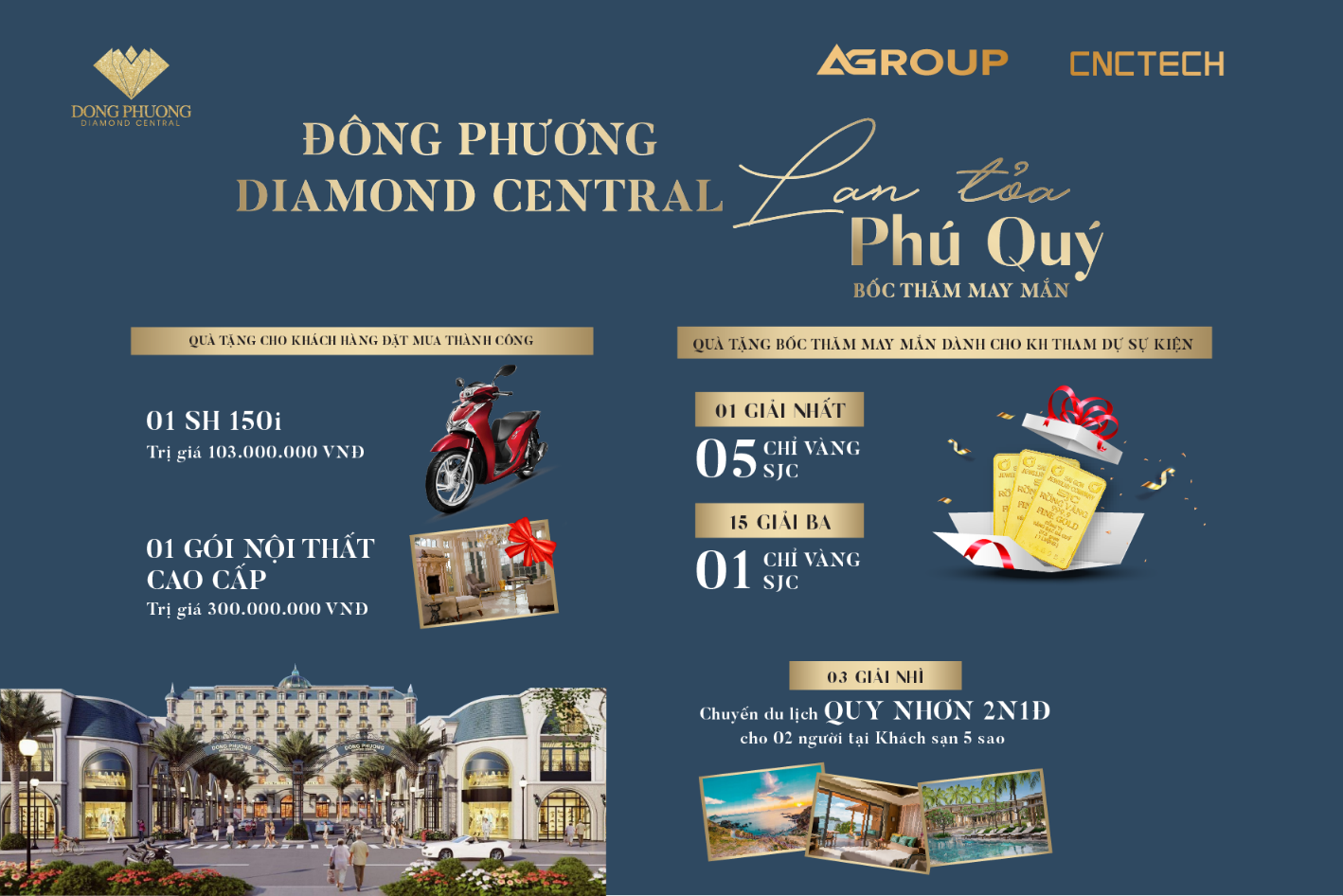 chuan bi ra mat du an dong phuong diamond central not thang cua su tinh hoa