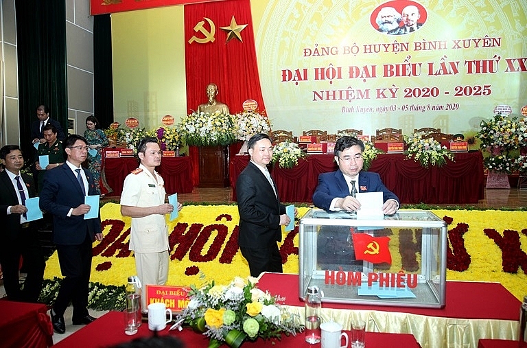 vinh phuc dong chi nguyen minh trung duoc bau giu chuc bi thu huyen uy binh xuyen khoa xx nhiem ky 2020 2025