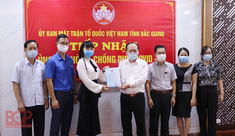 Nhiều cá nhân, tập thể đồng hành cùng Bắc Giang trong cuộc chiến chống Covid-19