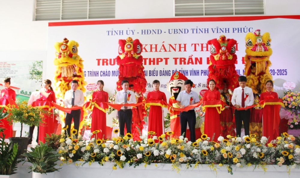 Vĩnh Phúc: Khánh thành công trình Trường THPT Trần Hưng Đạo