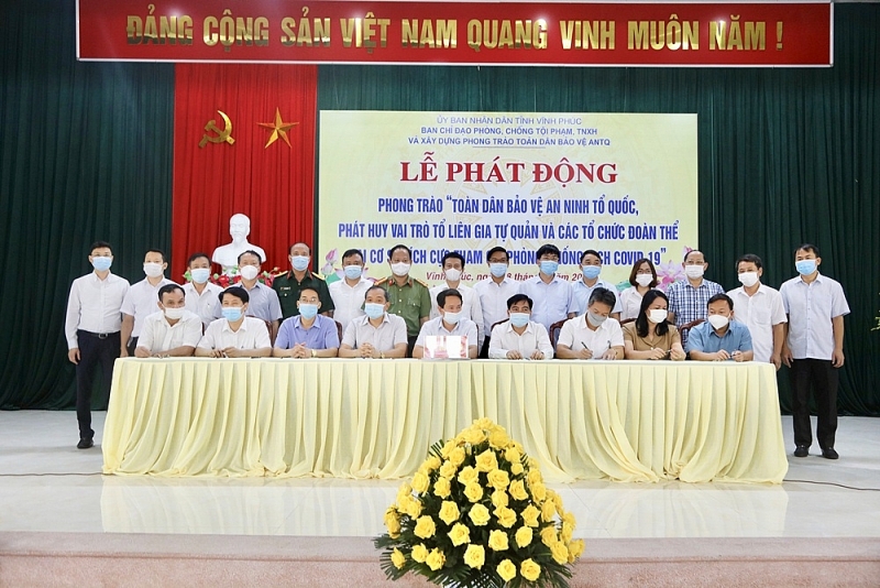 vinh phuc huy dong luc luong toan dan tham gia phong chong covid 19