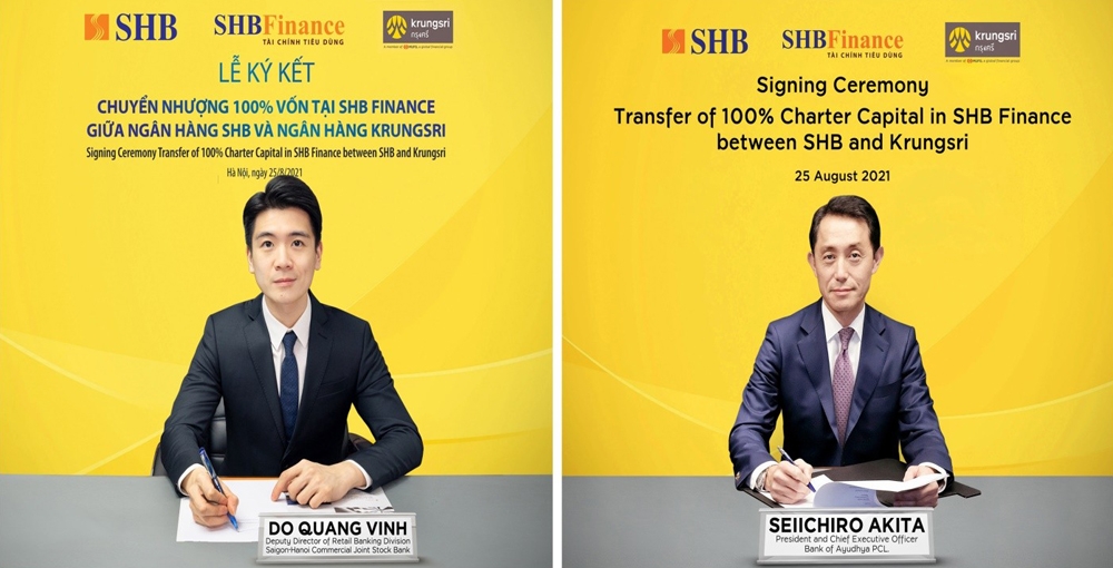 SHB sẽ chuyển nhượng 100% vốn tại SHB Finance cho Krungsri