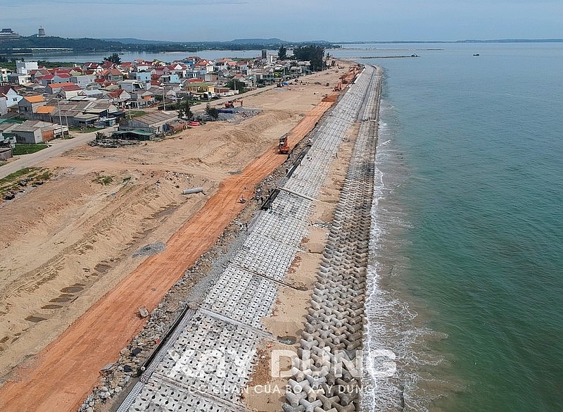 quang ngai hoan thanh nhieu cong trinh ke bao ve bo bien truoc mua mua bao