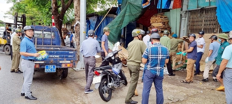 hai phong kien quyet lap lai trat tu duong he tuyen nguyen binh khiem va cat bi