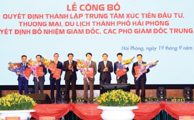 Hải Phòng thành lập Trung tâm Xúc tiến Đầu tư, Thương mại và Du lịch