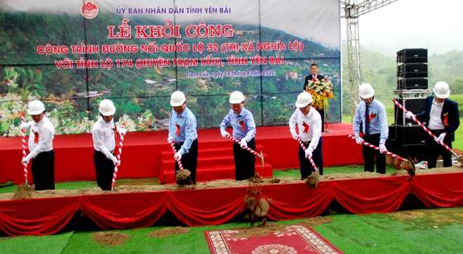 Yên Bái: Khởi công 2 công trình chào mừng Đại hội Đảng bộ tỉnh lần thứ XIX