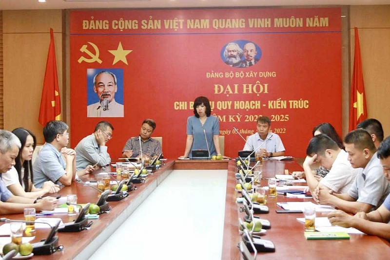 dai hoi chi bo vu quy hoach kien truc nhiem ky 2022 2025 thanh cong tot dep