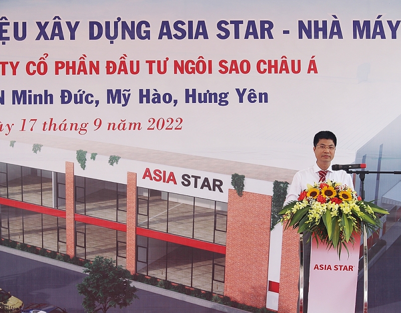 asia star khoi cong xay dung nha may san xuat vat lieu xay dung thu 2 tai hung yen