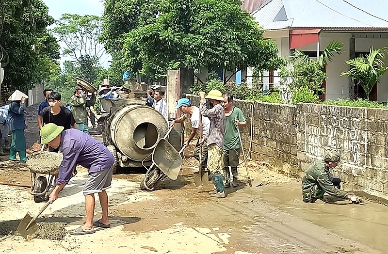 doan hung phu tho thuc hien dan chu o co so nang cao tieu chi nong thon moi