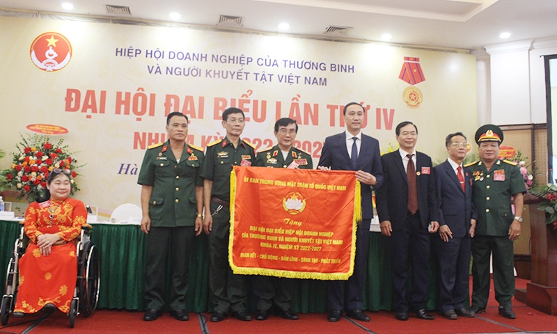 Đại hội Đại biểu Hiệp hội doanh nghiệp của thương binh và người khuyết tật Việt Nam lần thứ IV thành công tốt đẹp