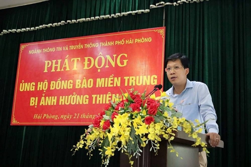 hai phong nganh thong tin va truyen thong ung ho dong bao mien trung bi thiet hai do mua lu