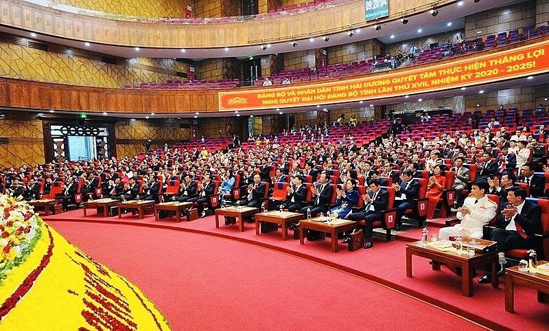 ngay lam viec thu nhat dai hoi dai bieu dang bo tinh hai duong khoa xvii nhiem ky 2020 2025