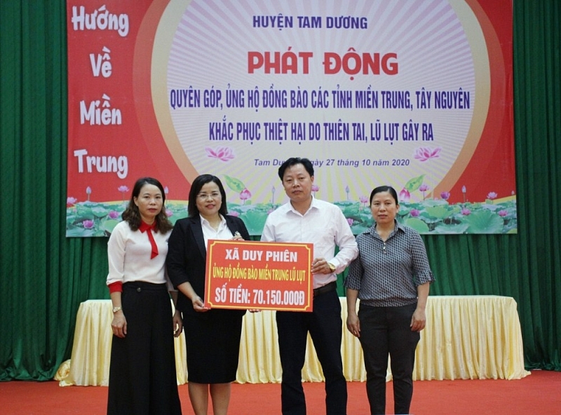 tam duong vinh phuc chung tay huong ve mien trung