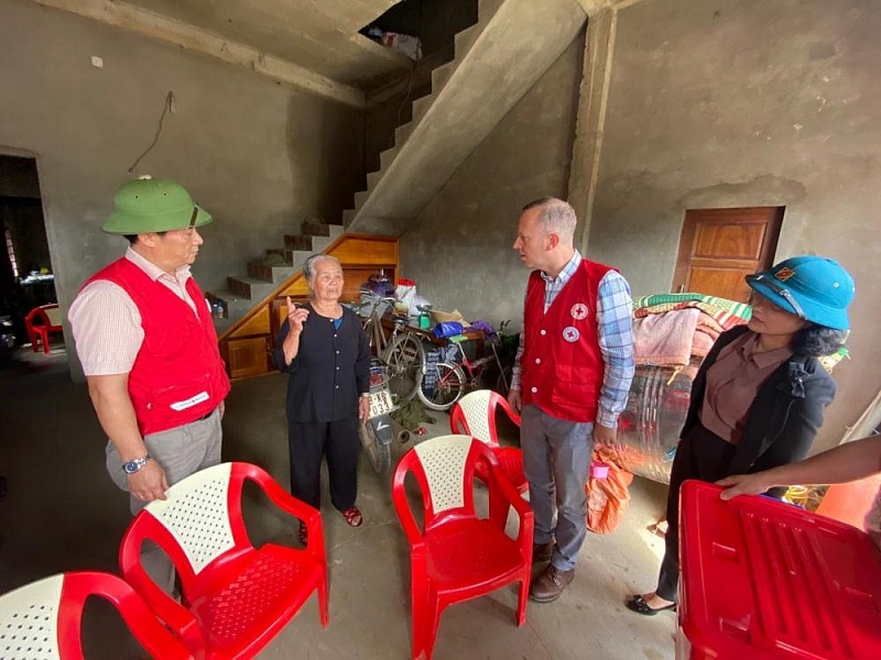 dai su anh tham khu vuc chiu anh huong boi lu lut tai quang binh