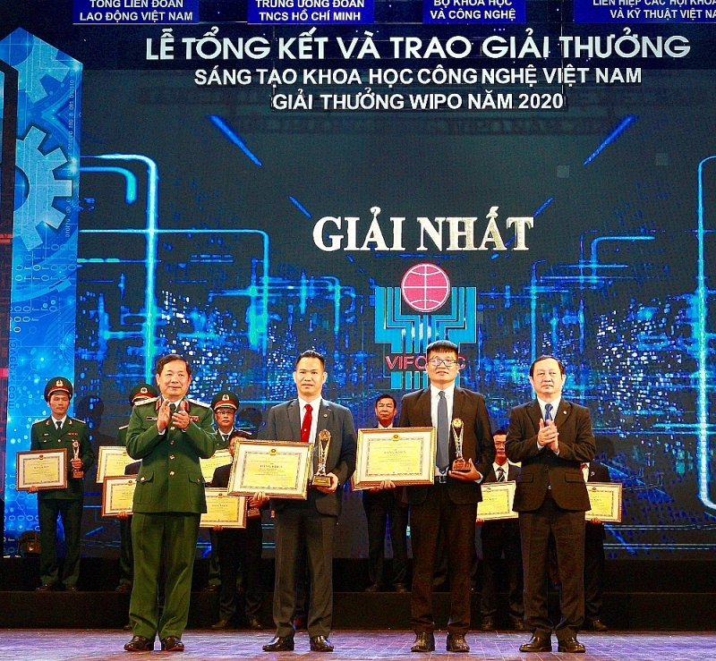 gom dat viet don vi duy nhat dat 2 giai nhat va 1 giai nhi trong cuoc thi sang tao khoa hoc cong nghe viet nam 2020