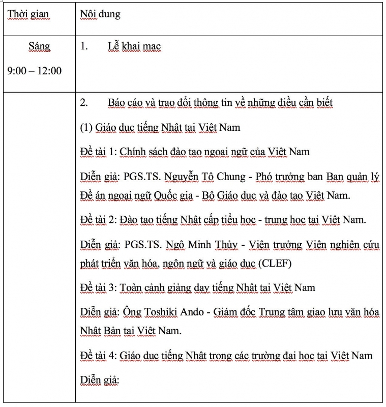 chuan bi dien ra dien dan danh cho giao vien tieng nhat cap tieu hoc trung hoc cua viet nam lan thu 1