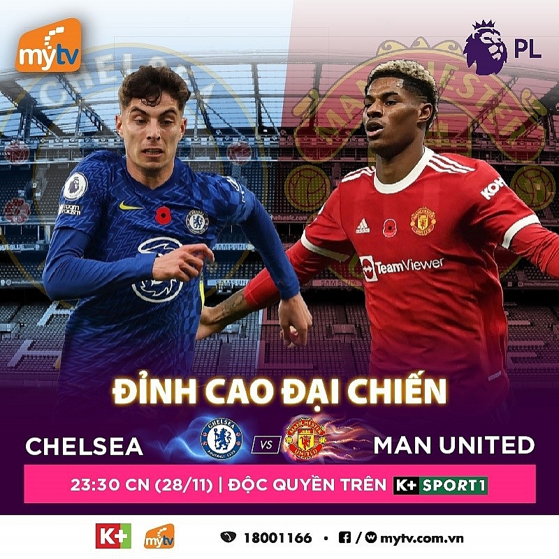 dai chien dinh cao giua chelsea man united tren cac goi combo truyen hinh mytv va k