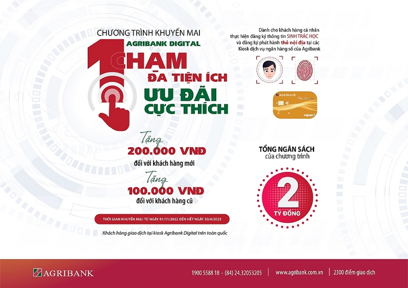 deal xin danh cho khach hang trai nghiem san pham ngan hang so trong linh vuc the agribank digital