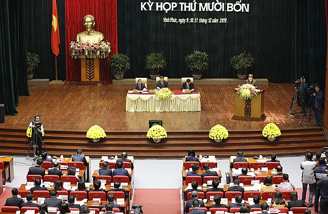 vinh phuc khai mac ky hop thu 14 hdnd khoa xvi