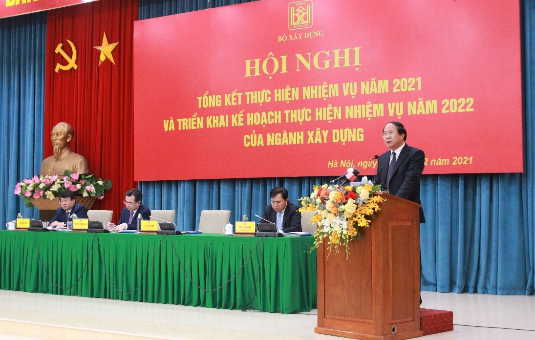 Ngành Xây dựng tổng kết thực hiện nhiệm vụ năm 2021 và triển khai kế hoạch thực hiện nhiệm vụ năm 2022