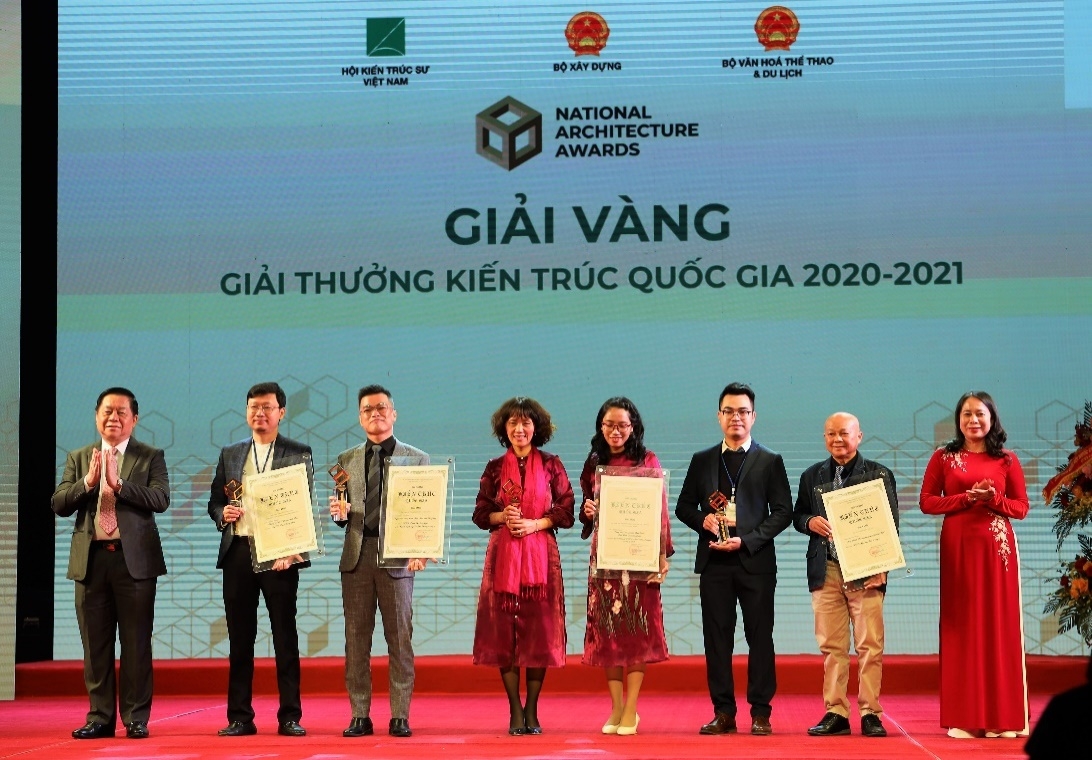 Giải thưởng Kiến trúc Quốc gia 2020 – 2021 có 5 giải Vàng