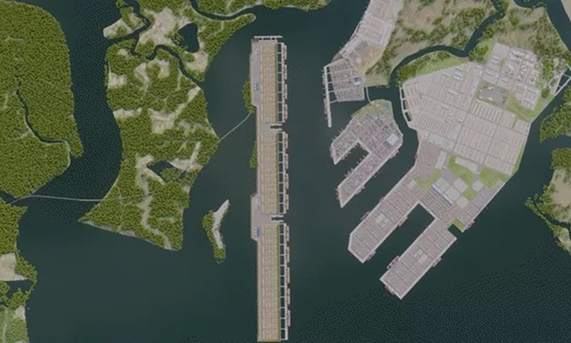 Hình ảnh tương lai của siêu cảng quốc tế nổi giữa biển TPHCM