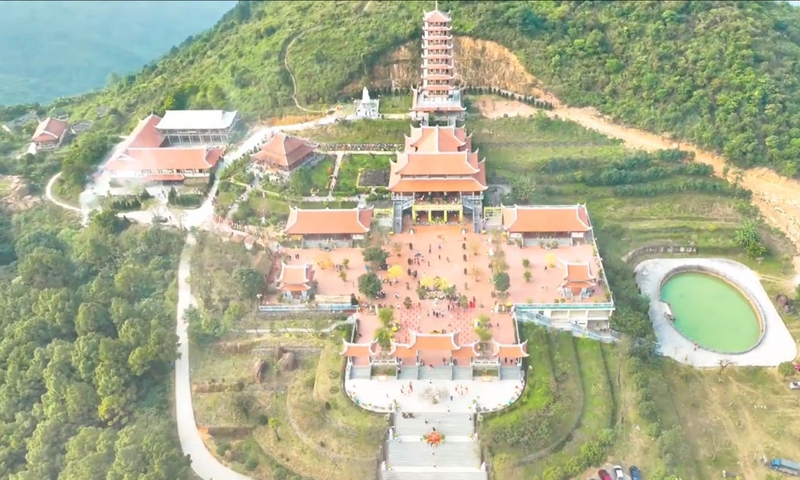 Độc đáo kiến trúc chùa Đại Tuệ