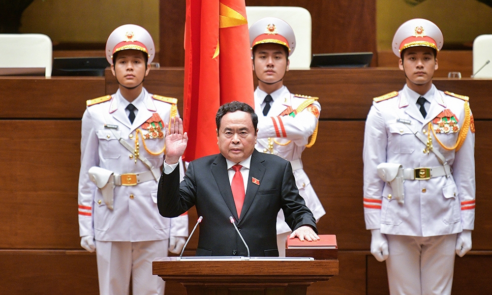 Chủ tịch Quốc hội Trần Thanh Mẫn tuyên thệ nhậm chức